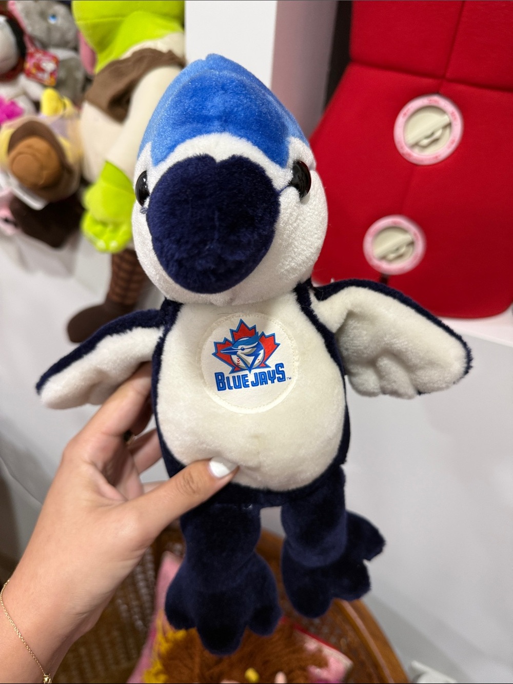 1997 Toronto MLB Baseball BLUE JAYS Plush Toy Bird 12 inch